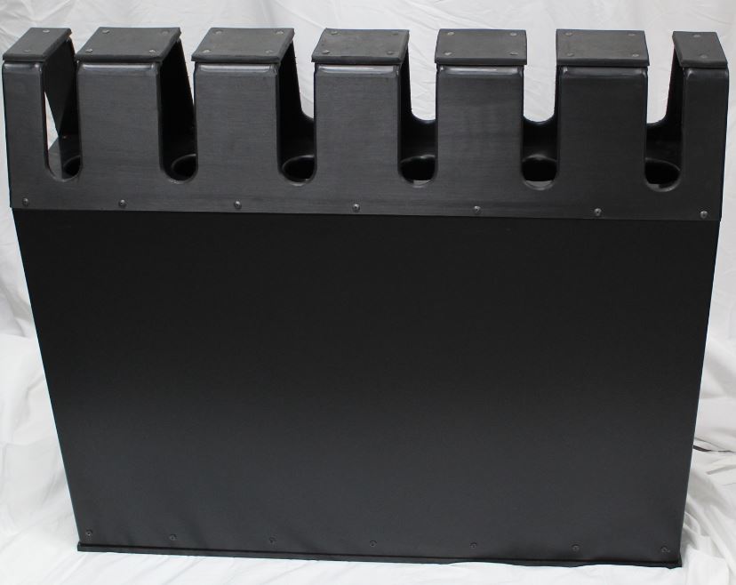 E142-6-BLK– Lube Dispensing Bar (6-outlets) (Blk finish)