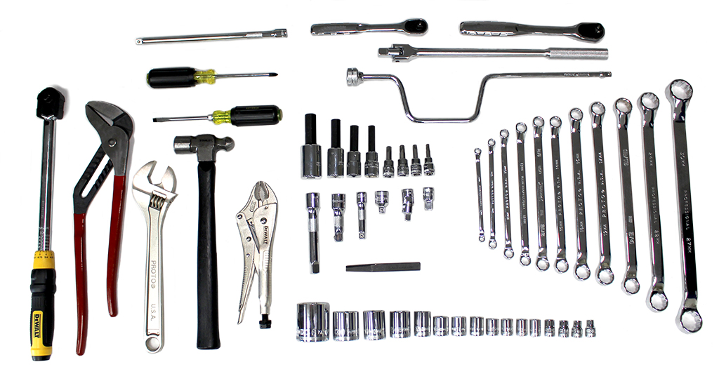 Dewalt and Proto Tool Kit for the E470V-2 Tool Board