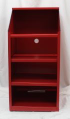 C5700-R — POS Computer Station Red Finish
