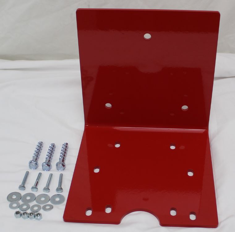 APB-1-D-KIT — Wall mount bracket for Alemite diaphragm pump with recommended installation hardware