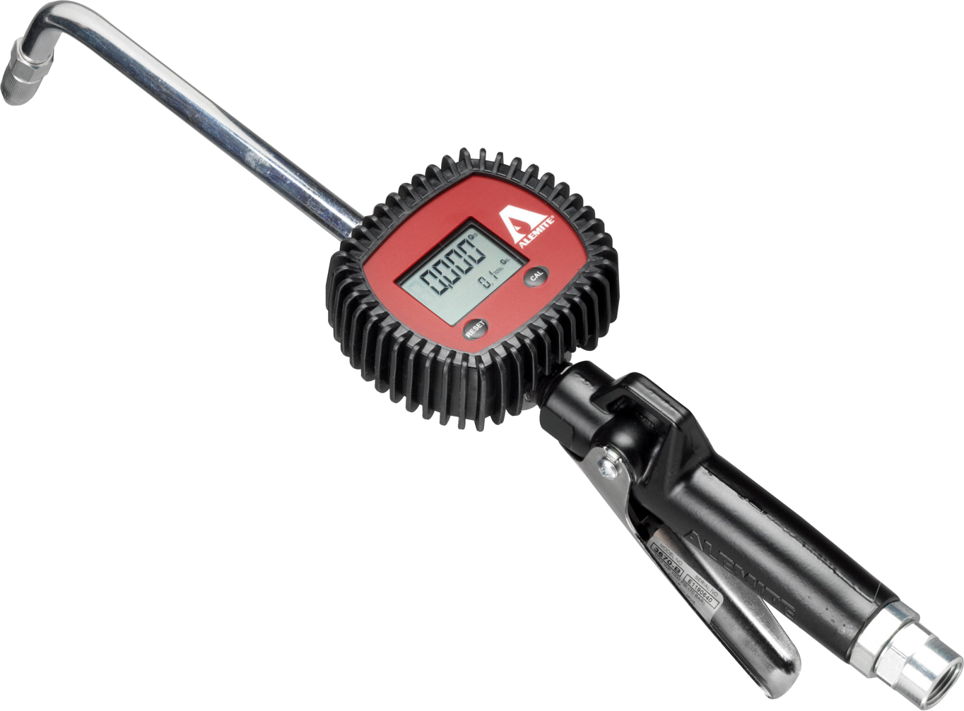 3670 — Alemite Electronic Oil Meter w/ Rigid Extension, Auto Tip