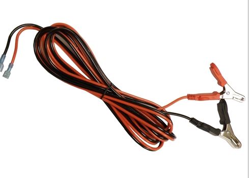 3075-12-22-7 — AEC — Power Cord/Clamp 12VDC x 12 AWG x 12′ With Zip Tie
