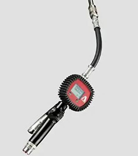 3671-D — Alemite Digital Oil Meter Flex w/manual control Tip  (without trigger locking pin)